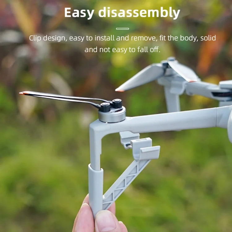 For DJI Mini 4 Pro Drone BRDRC Landing Gear Increased Height Leg(Gray) - Other by BRDRC | Online Shopping South Africa | PMC TechLife | Buy Now Pay Later Mobicred