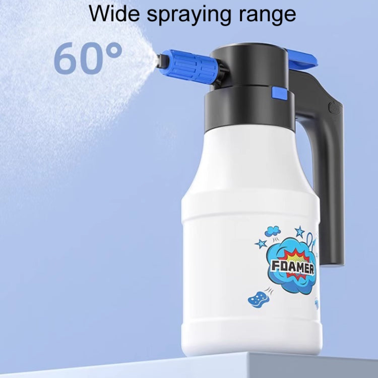 SUITU ST-6322 1.5L Car Washing Electrical Foam Sprayer Rechargeable Automobile Foam Pot(White) - Car washing supplies by SUITU | Online Shopping South Africa | PMC Jewellery | Buy Now Pay Later Mobicred