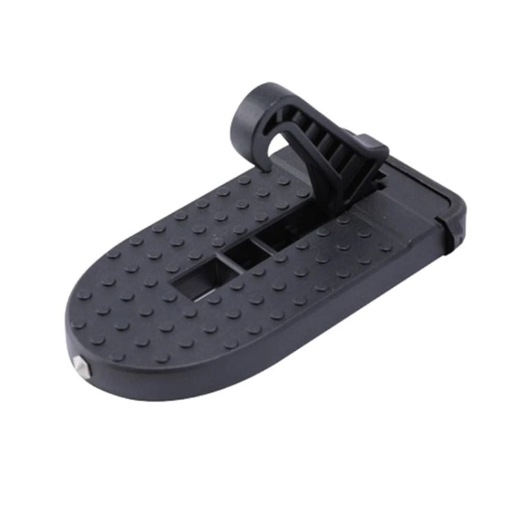 Car Hook Door Foldable Foot Pedal with Safety Hammer(Black) - Foot Pedal by PMC Jewellery | Online Shopping South Africa | PMC Jewellery | Buy Now Pay Later Mobicred