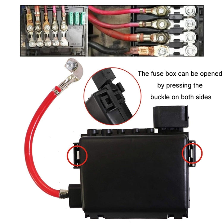 For Volkswagen BORA/Golf 4 Battery Fuse Box(1J0937550+Plug) - Fuse by PMC Jewellery | Online Shopping South Africa | PMC Jewellery | Buy Now Pay Later Mobicred