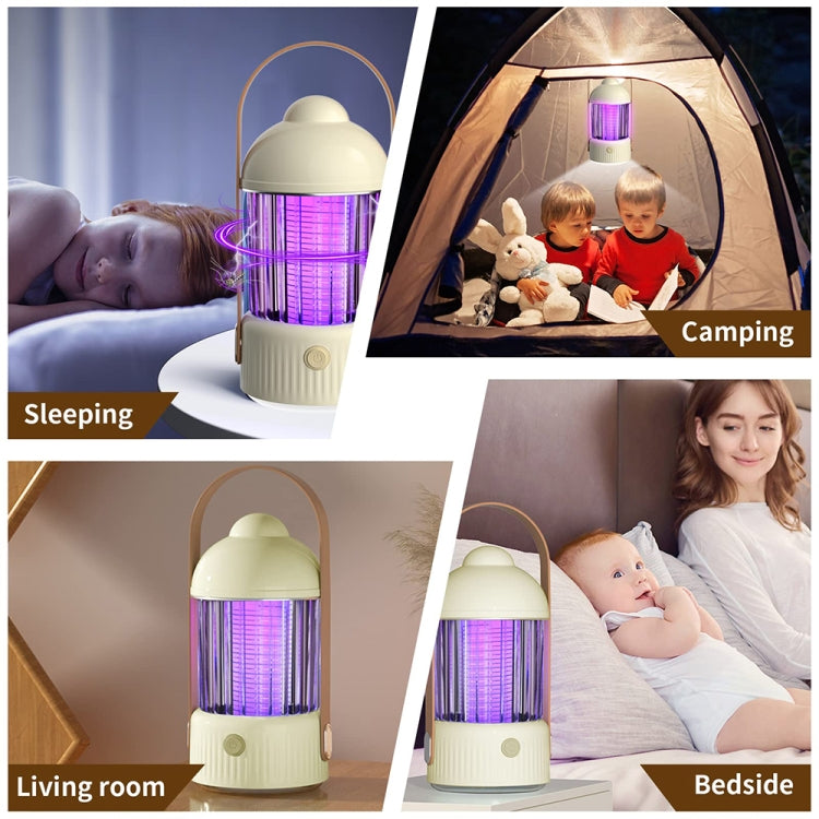 Electric Shock Type Home Night Light Mosquito Killer Outdoor Camping Lamp, Spec: 2000 mAh(Yellow) - Repellents by PMC TechLife | Online Shopping South Africa | PMC TechLife | Buy Now Pay Later Mobicred