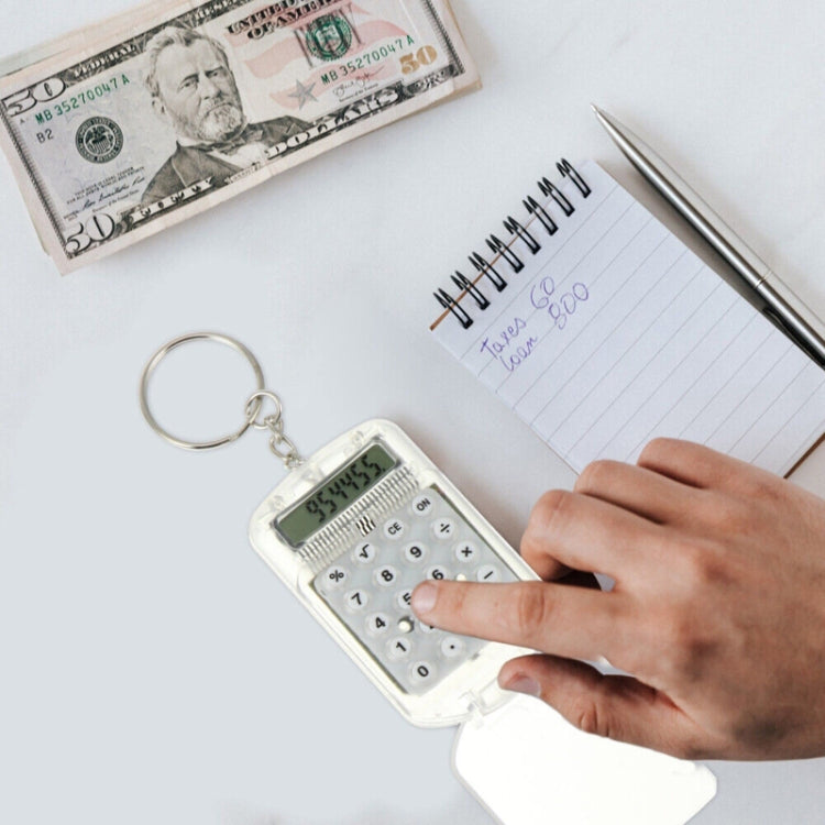 Flip Top Portable Mini Calculator Student Exam Office Calculator(Blue) - Calculator by PMc TechLife | Online Shopping South Africa | PMc TechLife | Buy Now Pay Later Mobicred