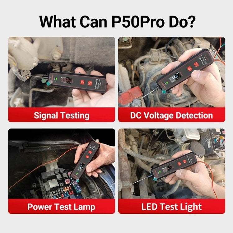 JDiag Mini Circuit Tester AC/DC Detection Multi-function Oscilloscope(P50 Pro) - Electronic Test by JDiag | Online Shopping South Africa | PMC Jewellery | Buy Now Pay Later Mobicred