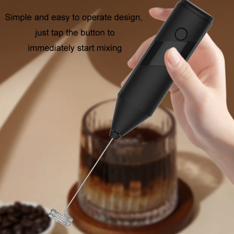 Mini Electric Handheld Milk Frother Cream Stirrer(Black) - Stirrer & Squeezer by PMC Jewellery | Online Shopping South Africa | PMC Jewellery