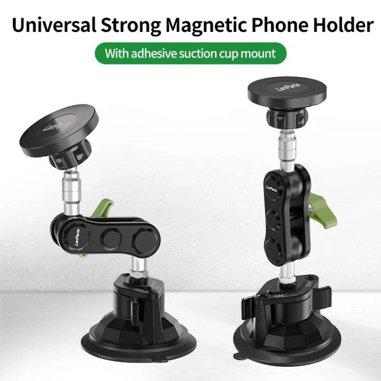 Lanparte Magnetic Car Phone Holder Adjustable Suction Cup Navigation Stand RBA-M01NB - free shipping - PMC TechLife - Order now!
