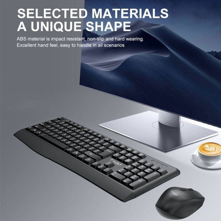 T-WOLF TF-100 2.4G Bluetooth Laptop Office Wireless Keyboard and Mouse Set(Set) - Wireless Keyboard by T-WOLF | Online Shopping South Africa | PMC Jewellery | Buy Now Pay Later Mobicred