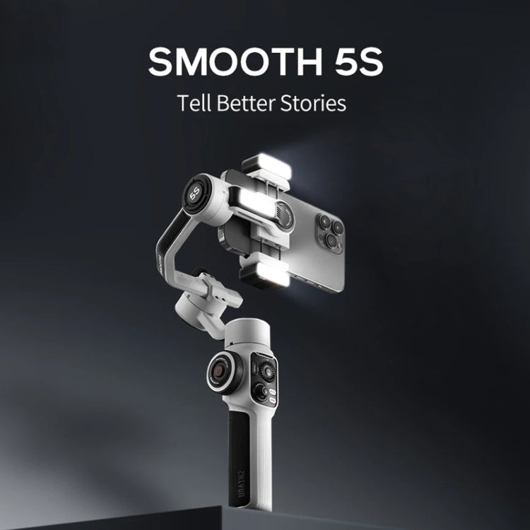 ZHIYUN Smooth 5S 3-Axis Smartphone Handheld Gimbals Stabilizer, Spec: Combo Black - Handheld Gimbals by ZHIYUN | Online Shopping South Africa | PMC TechLife | Buy Now Pay Later Mobicred
