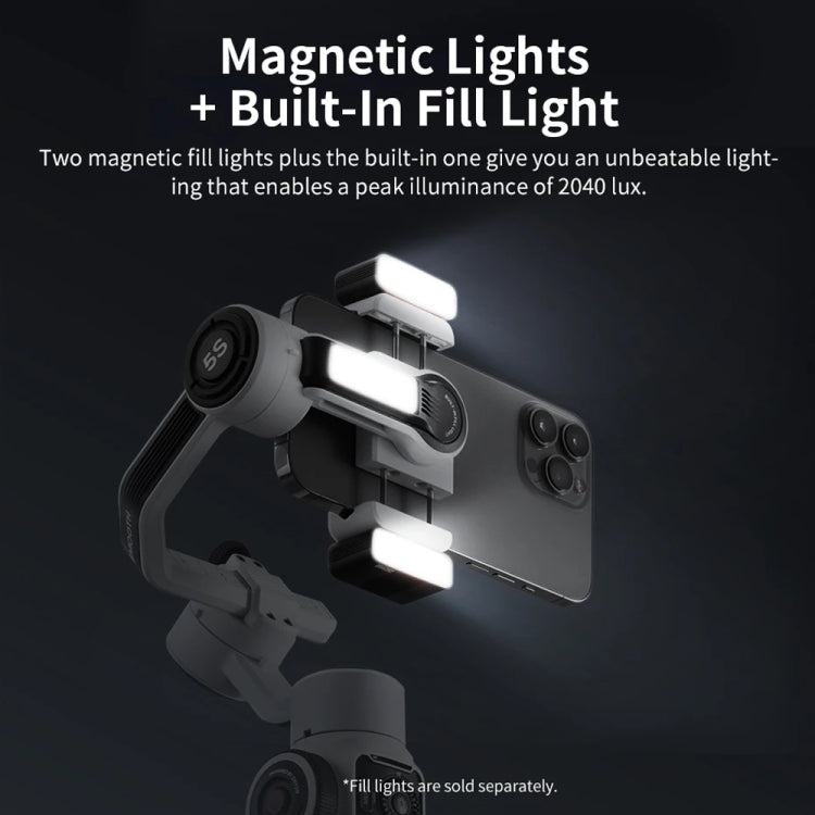 ZHIYUN Smooth 5S 3-Axis Smartphone Handheld Gimbals Stabilizer, Spec: Combo Black - Handheld Gimbals by ZHIYUN | Online Shopping South Africa | PMC TechLife | Buy Now Pay Later Mobicred