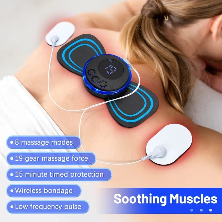 SC-195B Mini Cervical Massage Stickers EMS Pulse Meridian Therapy Instrument, Spec: 4-In-1 Remote Upgrade - free shipping - PMC TechLife - Order now!