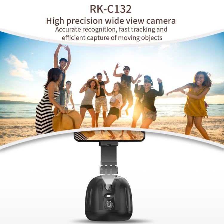 360 Degree Intelligent Follow Live Video Recording Desktop Stabilizer(Black) - Handheld Gimbals by PMC Jewellery | Online Shopping South Africa | PMC Jewellery | Buy Now Pay Later Mobicred