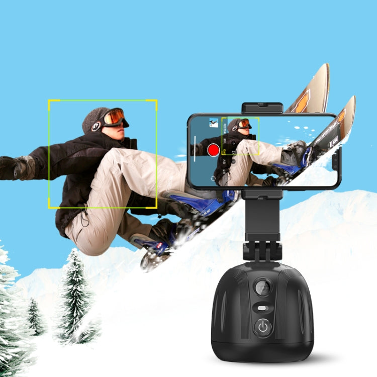 360 Degree Intelligent Follow Live Video Recording Desktop Stabilizer(Black) - Handheld Gimbals by PMC Jewellery | Online Shopping South Africa | PMC Jewellery | Buy Now Pay Later Mobicred