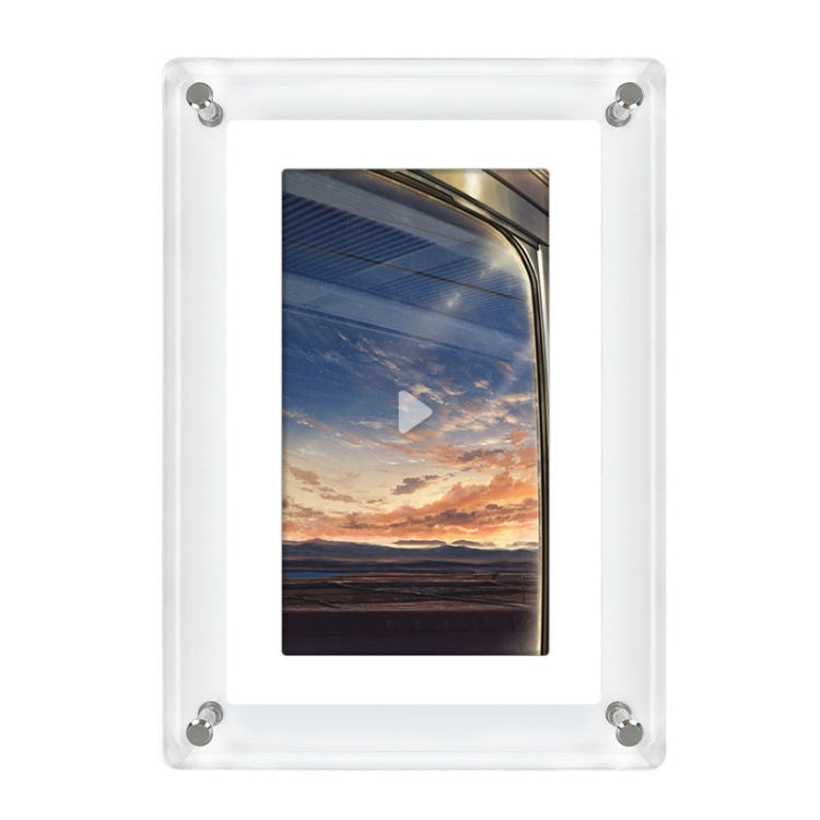 5 Inch HD Digital Photo Frame Crystal Advertising Player 1080P Motion Video Picture Display Player(UK Plug) - 1.5-7.0 inch by PMC TechLife | Online Shopping South Africa | PMC TechLife | Buy Now Pay Later Mobicred