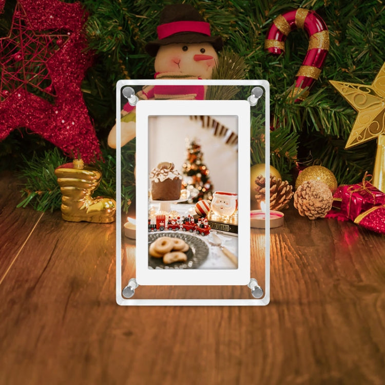 5 Inch HD Digital Photo Frame Crystal Advertising Player 1080P Motion Video Picture Display Player(EU Plug) - 1.5-7.0 inch by PMC TechLife | Online Shopping South Africa | PMC TechLife | Buy Now Pay Later Mobicred
