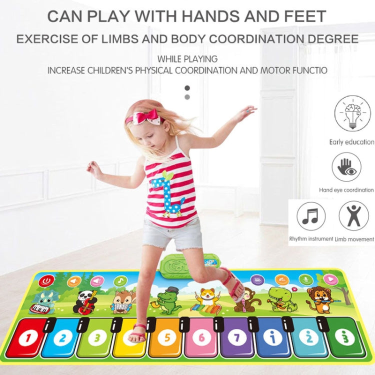 110x36cm Children Piano Mat Footsteps Music Dancing Blanket Parent-Child Multifunctional Game Blanket - Music Toys by PMC Jewellery | Online Shopping South Africa | PMC Jewellery | Buy Now Pay Later Mobicred