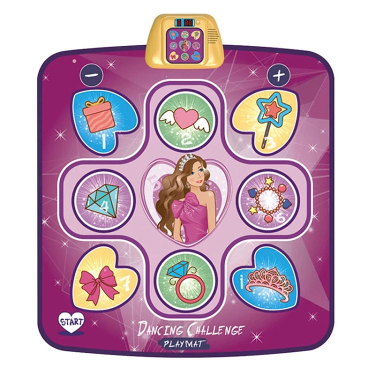 Children Music Dance Mat Electronic Music Dancing Game Pad Music Box Toys(Pink Purple) - Music Toys by PMC TechLife | Online Shopping South Africa | PMC TechLife
