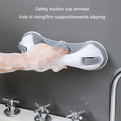 Bathroom Anti-slip 3 Suction Cup Handrail Bathtub Child Handle Glass Door Window Elderly Handle(Gray) - Others by PMC Jewellery | Online Shopping South Africa | PMC Jewellery