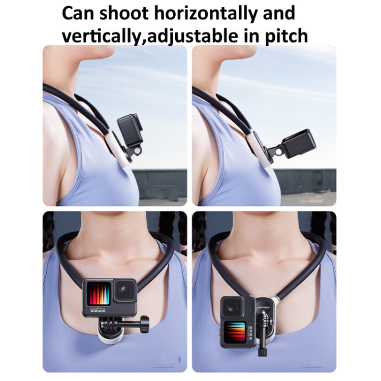 JOPREE Silicone Neck Mount Quick Release Holder For GoPro & Smartphone, Spec: 60cm Set 3 - Holder by JOPREE | Online Shopping South Africa | PMC Jewellery | Buy Now Pay Later Mobicred