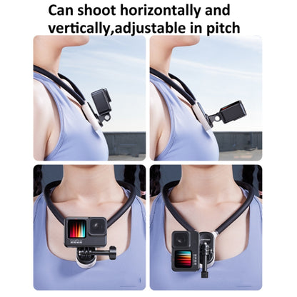 JOPREE Silicone Neck Mount Quick Release Holder For GoPro & Smartphone, Spec: 50cm Set 1 - Holder by JOPREE | Online Shopping South Africa | PMC Jewellery | Buy Now Pay Later Mobicred