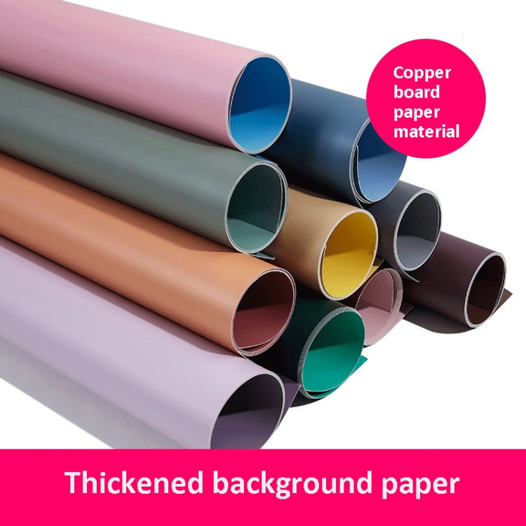 2pcs 60cm Double-Sided Background Board + 7pcs Backdrop Paper Photography Props Set, Spec: Set 1 - Solid Color by PMC TechLife | Online Shopping South Africa | PMC TechLife | Buy Now Pay Later Mobicred