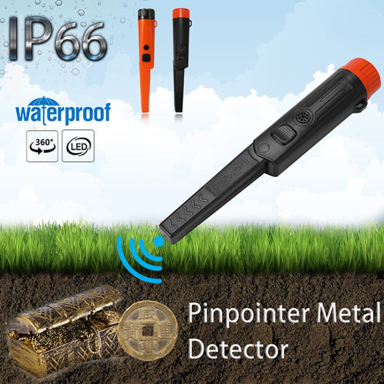 Mini Waterproof Handheld Metal Positioning Rod Detector(Orange) - Metal Detector by PMC TechLife | Online Shopping South Africa | PMC TechLife | Buy Now Pay Later Mobicred