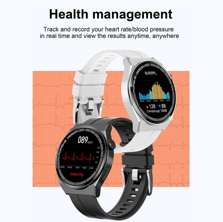 GT3Pro 1.28-Inch Health Monitoring Bluetooth Call Smart Watch With NFC, Color: Black Silicone - Smart Watches by PMC Jewellery | Online Shopping South Africa | PMC Jewellery