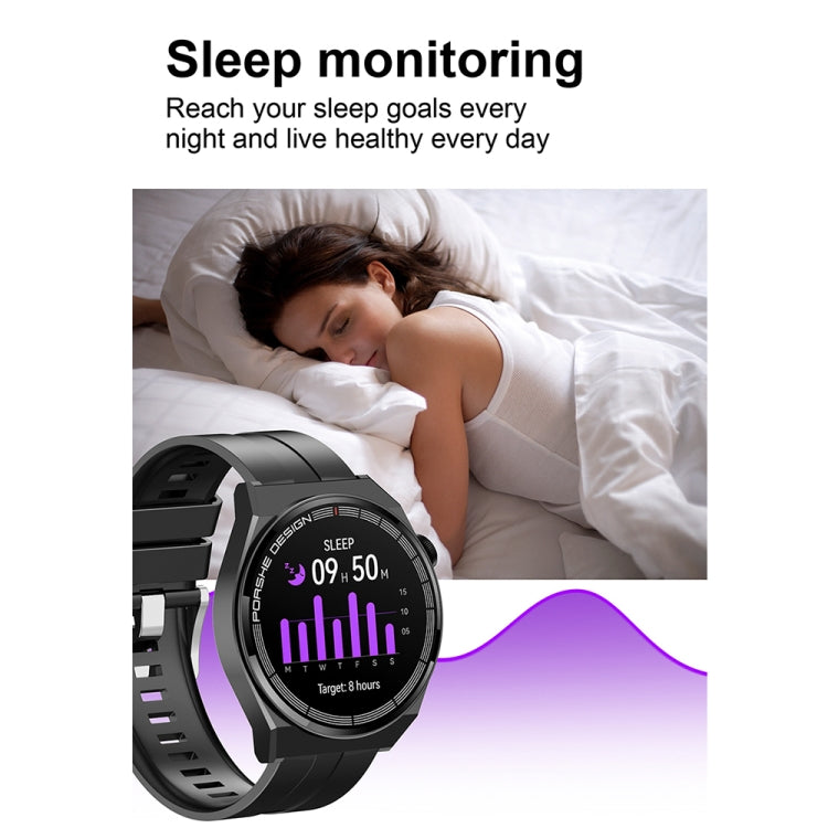 GT3Pro 1.28-Inch Health Monitoring Bluetooth Call Smart Watch With NFC, Color: Black Steel - Smart Watches by PMC Jewellery | Online Shopping South Africa | PMC Jewellery