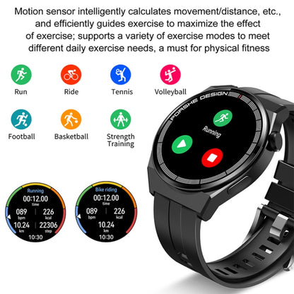 GT3Pro 1.28-Inch Health Monitoring Bluetooth Call Smart Watch With NFC, Color: Brown Leather - Smart Watches by PMC Jewellery | Online Shopping South Africa | PMC Jewellery
