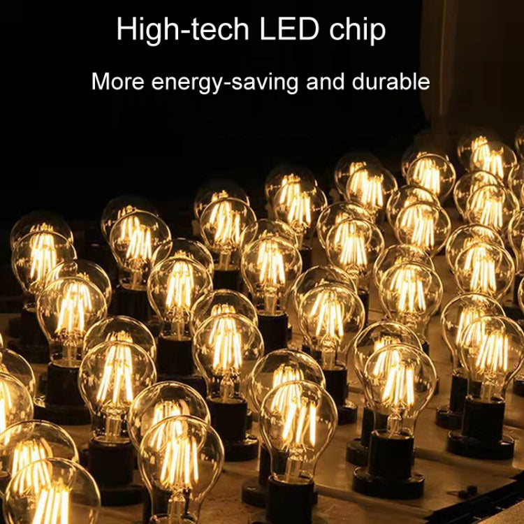 6pcs /Box G45 Bulb LED Lamp Fixture Illuminator Vintage Filament Lights, Style: Transparent Large Screw(220V 4W) - LED Blubs & Tubes by PMc TechLife | Online Shopping South Africa | PMc TechLife | Buy Now Pay Later Mobicred