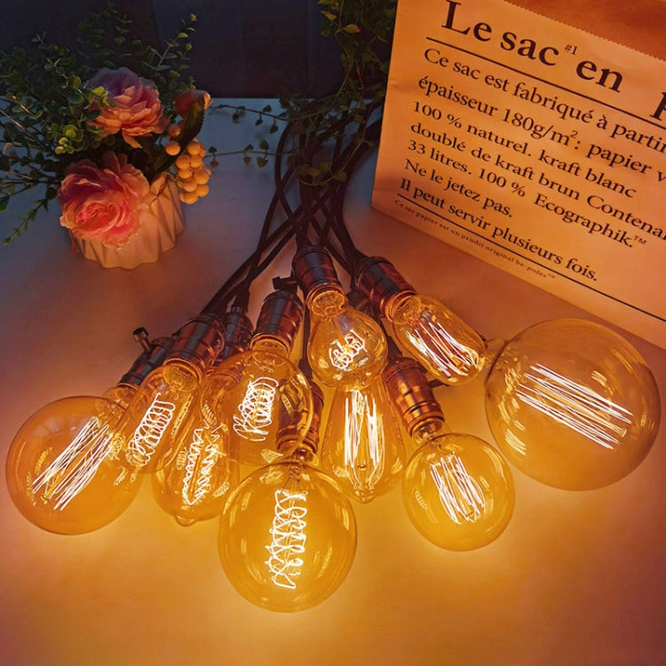 4pcs /Box T45 LED Lamp Fixture Illuminator Vintage Lights, Power: 220V 40W(Spiral Gold) - free shipping - PMc TechLife - Order now!