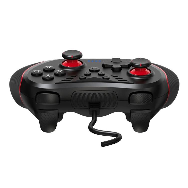 For Switch / PC USB Wired Gamepad With Vibration And Burst Function(Black) - Gamepads by PMC Jewellery | Online Shopping South Africa | PMC Jewellery | Buy Now Pay Later Mobicred