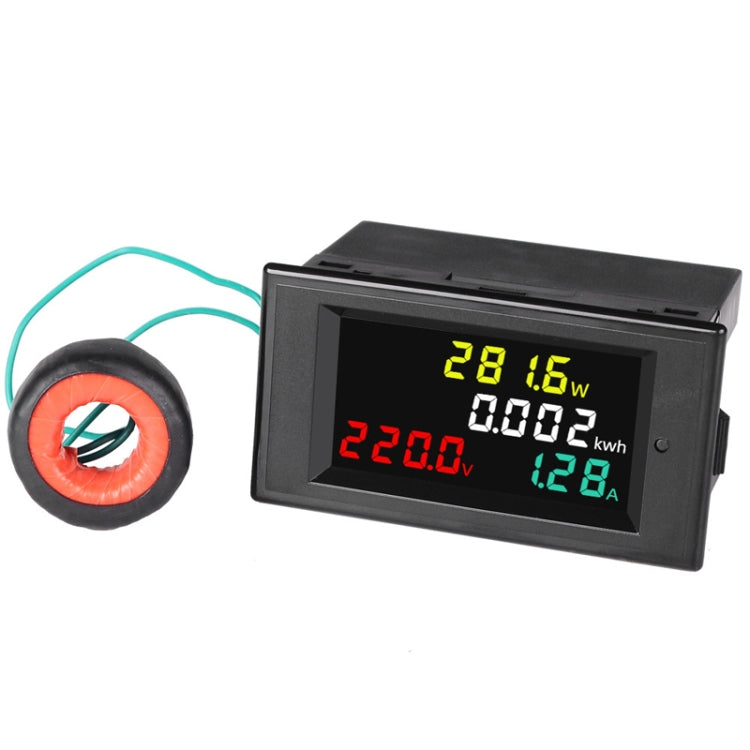 SINOTIMER SPM002 Liquid Crystals AC Digital Voltage And Current Meter Power Monitor, Specification: AC80-300V 100A - Current & Voltage Tester by SINOTIMER | Online Shopping South Africa | PMC Jewellery | Buy Now Pay Later Mobicred