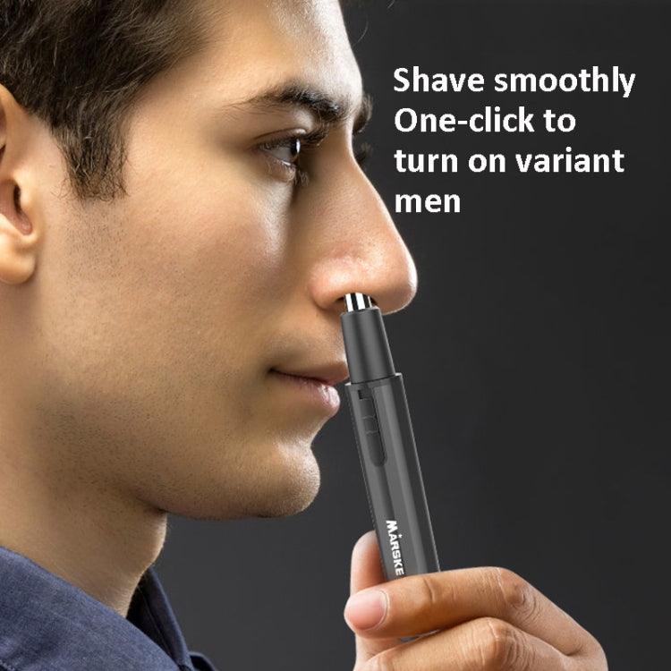 MARSKE  MS-7111 3 In 1 Electric Nose Hair Trimmer Type-C Rechargeable Grooming Instrument(Silver) - Hair Removal by MARSKE | Online Shopping South Africa | PMC Jewellery | Buy Now Pay Later Mobicred