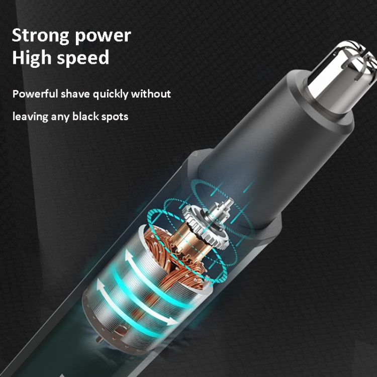 MARSKE  MS-7111 3 In 1 Electric Nose Hair Trimmer Type-C Rechargeable Grooming Instrument(Black) - free shipping - PMC TechLife - Order now!