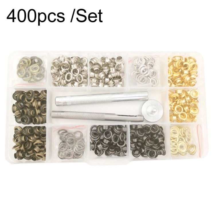 400pcs /Set 5mm Hollow Metal Copper Button Clothing Detachable Jeans Eye Buckles Replacement And Repair Kit - Button by PMC Jewellery | Online Shopping South Africa | PMC Jewellery | Buy Now Pay Later Mobicred