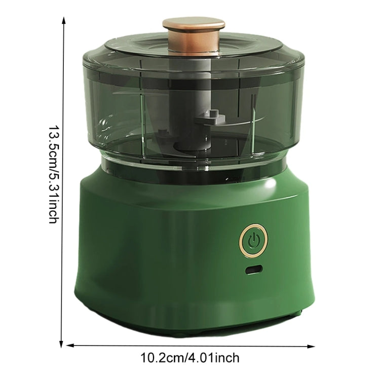 JRQ-01 Home Wireless Electric Meat Grinder Kitchen Garlic Pounder, Size: Double-click(Green) - Stirrer & Squeezer by PMC TechLife | Online Shopping South Africa | PMC TechLife | Buy Now Pay Later Mobicred