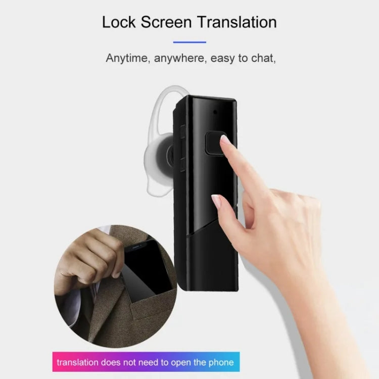 40 Languages Instant Real-Time Translation Smart Wireless BT5.0 Translation Earphone(White) -  by PMC TechLife | Online Shopping South Africa | PMC TechLife | Buy Now Pay Later Mobicred