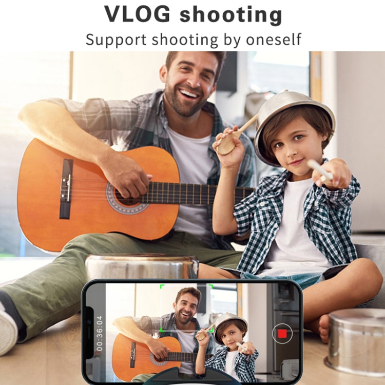 Hishell Rechargeable AI Face Intelligent Follow Shot Gimbal Cell Phone Live Streaming Video Stabilizer(Gold) - Handheld Gimbals by Hishell | Online Shopping South Africa | PMC TechLife | Buy Now Pay Later Mobicred