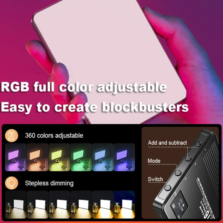 Desiontal M16 RGB Rechargeable Pocket Light Mini Photography Light LED Outdoor Shooting Supplementary Light - free shipping - PMC TechLife - Order now!