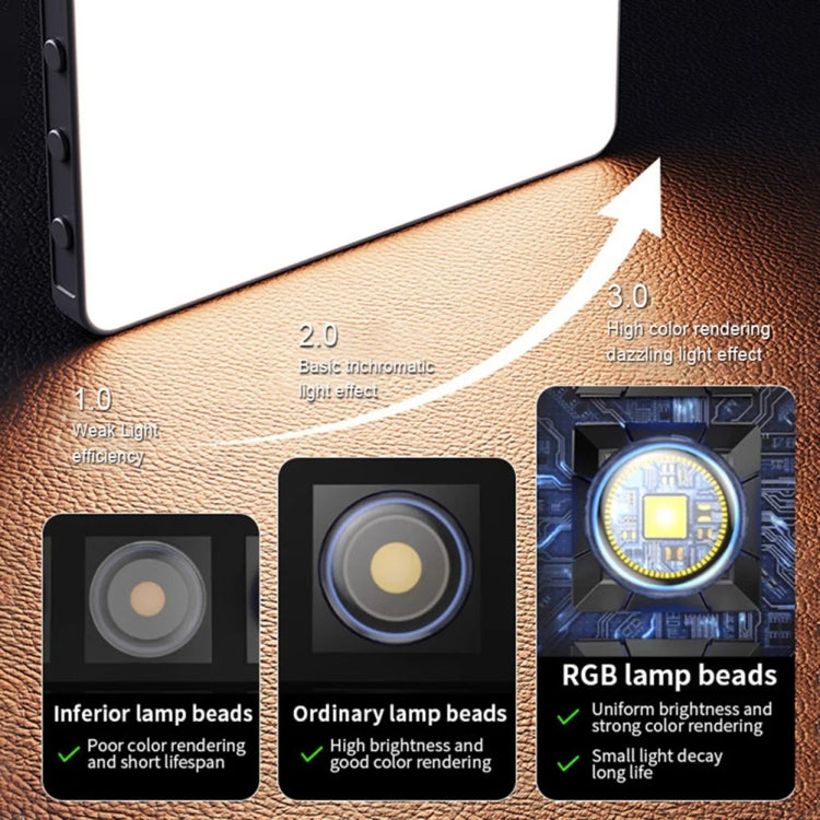 Desiontal M16 RGB Rechargeable Pocket Light Mini Photography Light LED Outdoor Shooting Supplementary Light - free shipping - PMC TechLife - Order now!