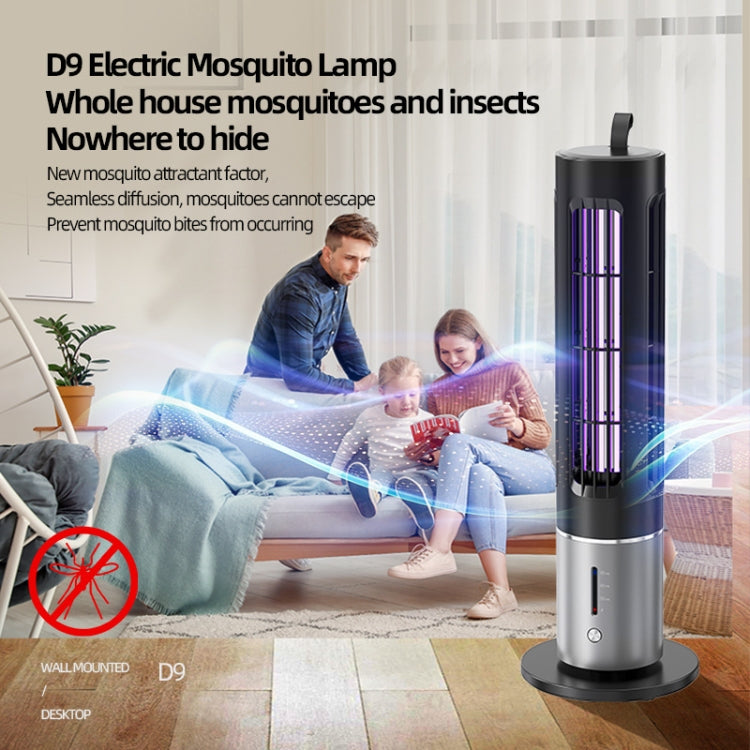 D9 Portable UV Anti Mosquito Lamp Rechargeable Mute Fly Trap with 3-speed Timing(Black) - Repellents by PMC Jewellery | Online Shopping South Africa | PMC Jewellery | Buy Now Pay Later Mobicred