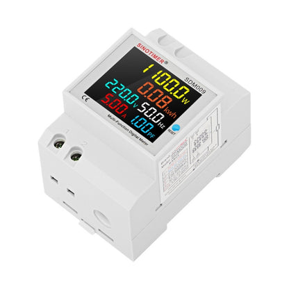 SINOTIMER SDM009 Din Rail Single-Phase Voltage Current Frequency Power Factor Electricity Multifunctional Meter, Model: AC250-450V Built-In - Current & Voltage Tester by SINOTIMER | Online Shopping South Africa | PMC Jewellery | Buy Now Pay Later Mobicred