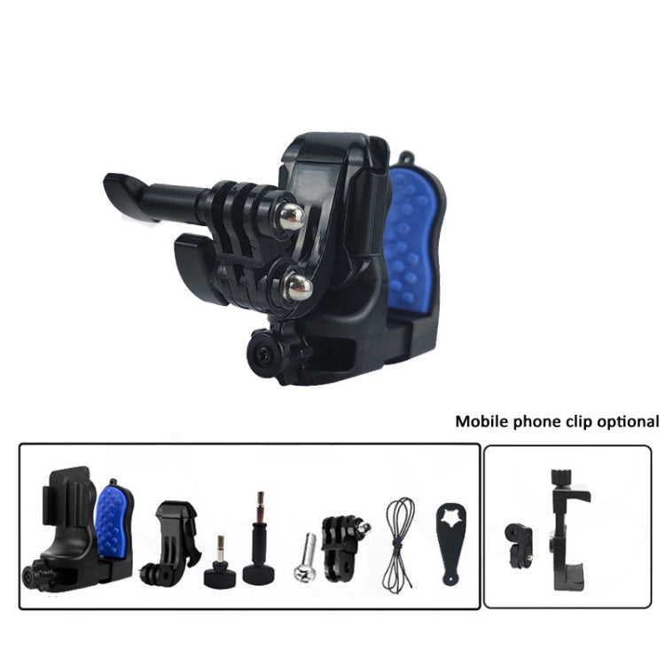 Motorcycle Helmet Chin Clamp Mount for GoPro Hero Series DJI Osmo Action, SJCAM Cameras, Spec: Set 2 - free shipping - PMC TechLife - Order now!