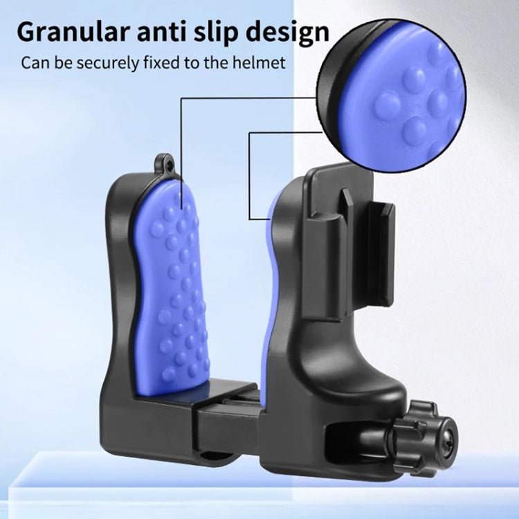 Motorcycle Helmet Chin Clamp Mount for GoPro Hero Series DJI Osmo Action, SJCAM Cameras, Spec: Set 1 - Helmet Mount by PMC TechLife | Online Shopping South Africa | PMC TechLife | Buy Now Pay Later Mobicred