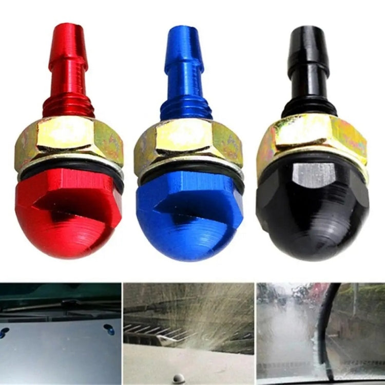 2pcs /Set Automotive Glass Washer Sprayer Aluminum Cap Nozzle(Red) - Windscreen Wipers by PMC TechLife | Online Shopping South Africa | PMC TechLife | Buy Now Pay Later Mobicred