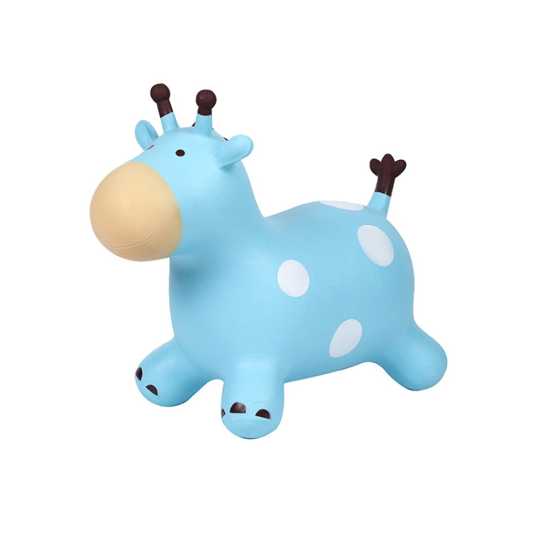 Kids Entertainment Deer Wizard Jumping Horse Rider Baby Outdoor Inflatable Toys(Blue) - Toy Sports by PMC Jewellery | Online Shopping South Africa | PMC Jewellery | Buy Now Pay Later Mobicred