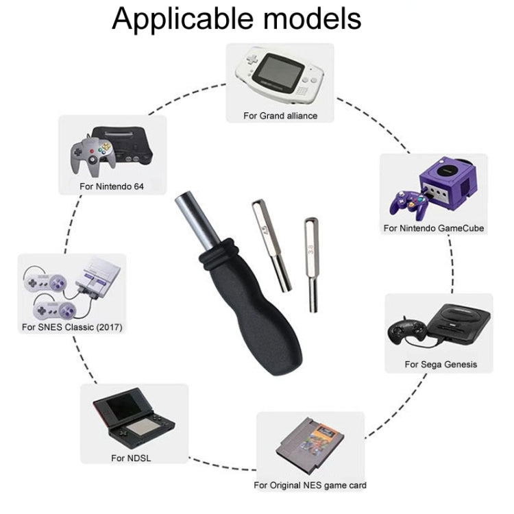 For N64/NGC/SFC Game Console Disassembly Hardware Tools Screwdriver Accessories, Model: 3.8mm+4.5mm Sleeve - Screwdriver by PMC Jewellery | Online Shopping South Africa | PMC Jewellery