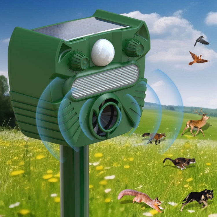 Outdoor Solar Animal Driving Device Ultrasonic Waterproof Infrared Sensor - Outdoor Insect Repellent by PMC TechLife | Online Shopping South Africa | PMC TechLife | Buy Now Pay Later Mobicred