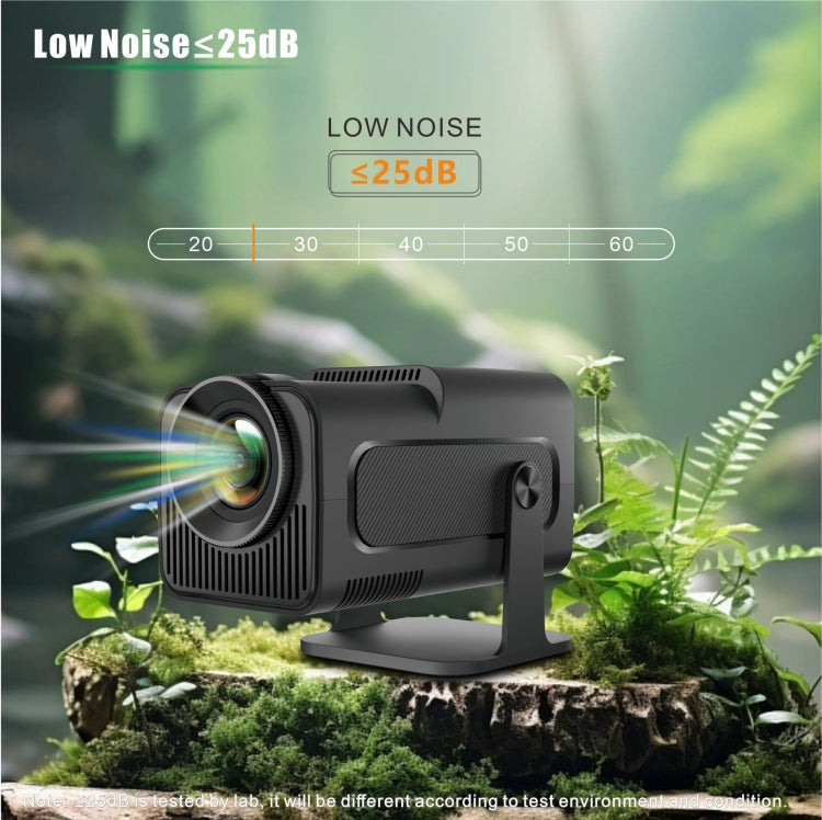 HY320 1080P 390ANSI 4K Android 11 Projector With Wifi 6 Bluetooth 5.0 Support Miracast / Airplay / DLNA UK Plug - LED Projector by PMC TechLife | Online Shopping South Africa | PMC TechLife | Buy Now Pay Later Mobicred