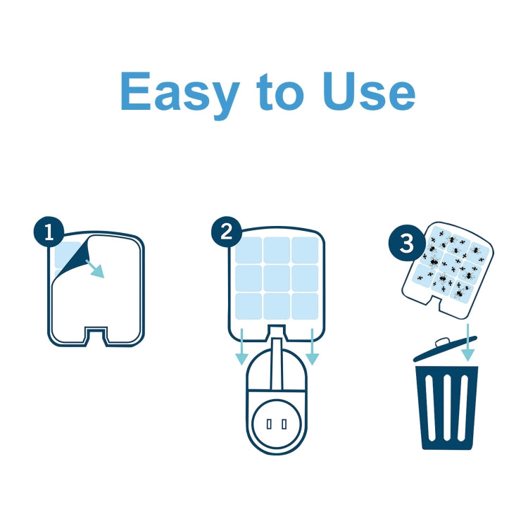 10pcs /Pack Replacement Glue Card for Plug-in Indoor Insect Trap Refills Glue Boards - free shipping - PMC TechLife - Order now!