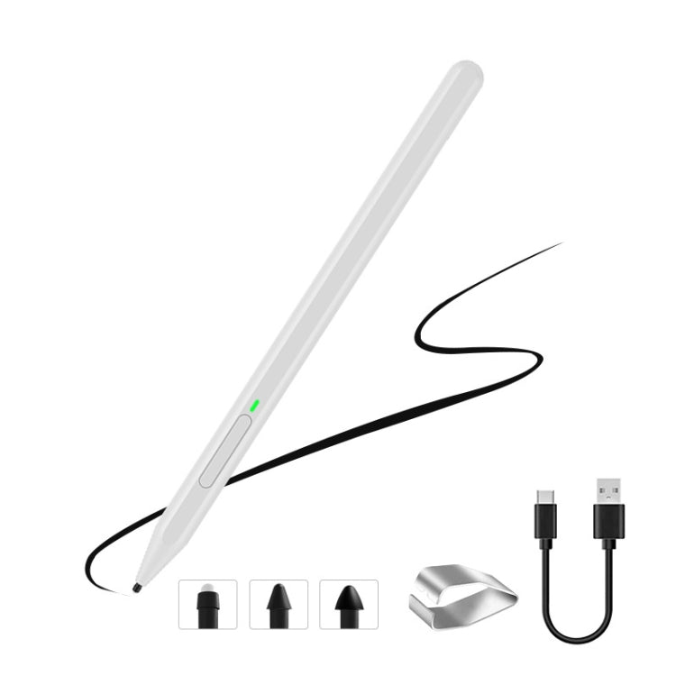 For Microsoft Surface 4096 Pressure Sensitive MPP2.0 Anti-false Touch Pressure Sensitive Capacitive Pen(Silver) - free shipping - PMC TechLife - Order now!